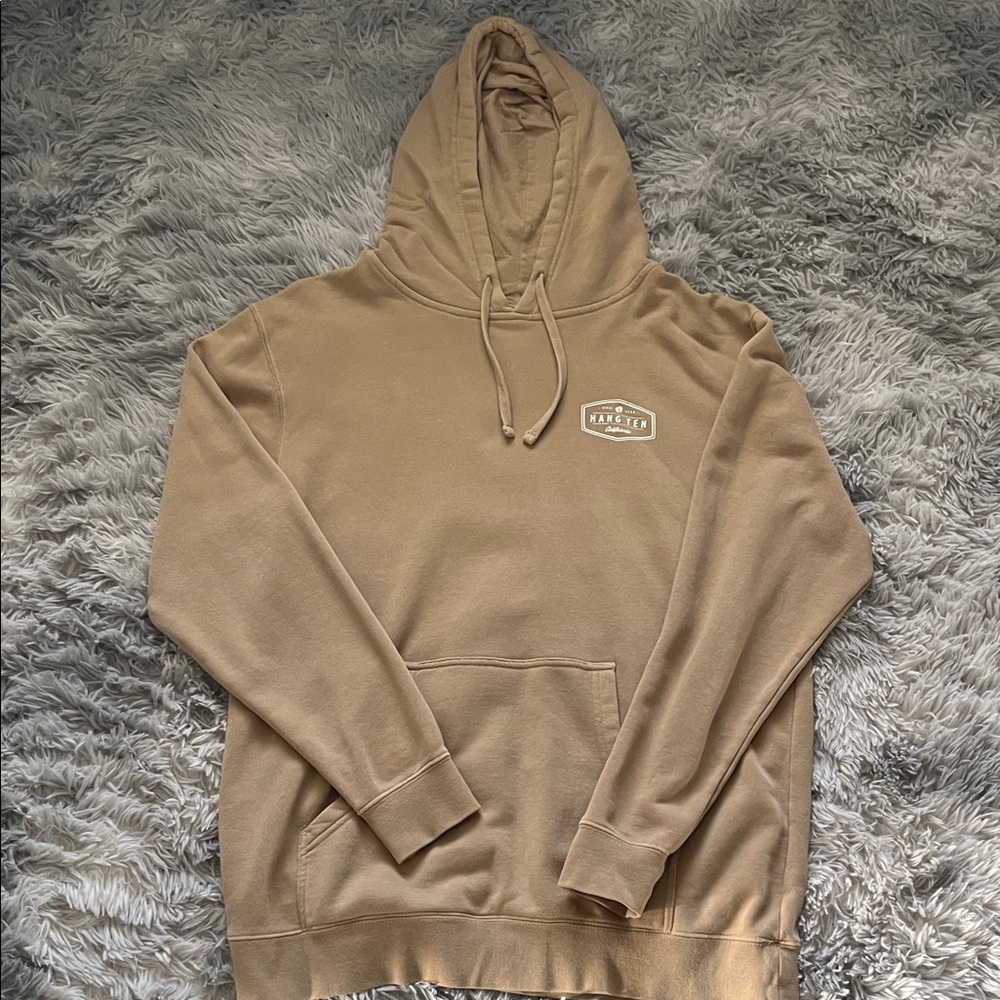 Hang Ten Men’s Classic Tan Hoodie size L